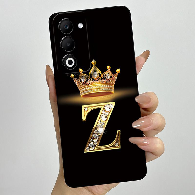Für OPPO A5 5G 2025 Hülle CPH2735 Luxus Buchstaben Paar Silikon Weiche Handyhüllen Für OPPOA5 A 5 2025 Kameraschutz Rückseite