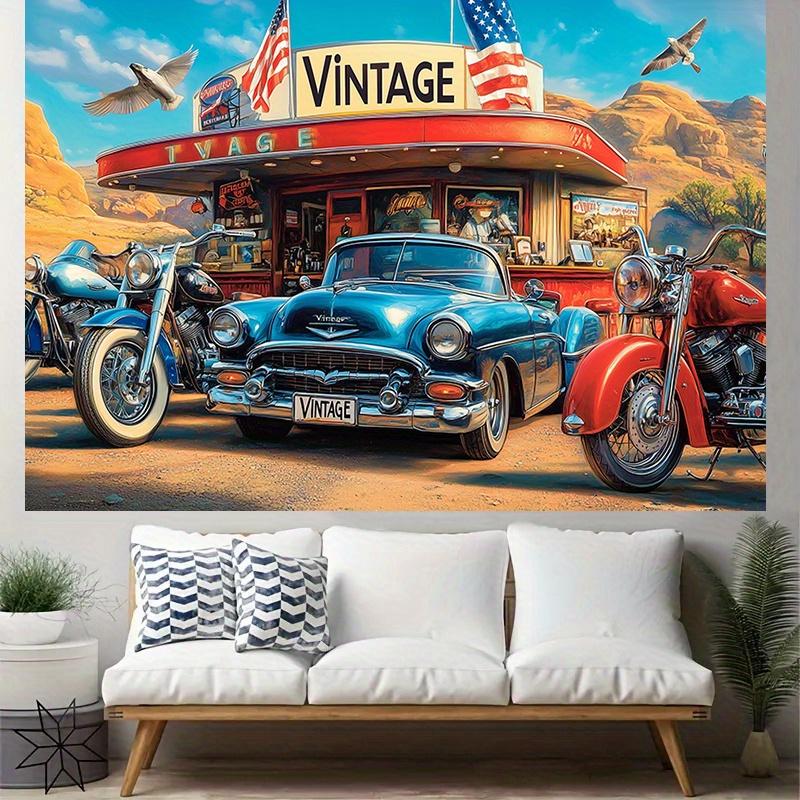 2D planar retro style 1986 limited edition birthday greeting background banner, suitable for birthday parties 100x150cm