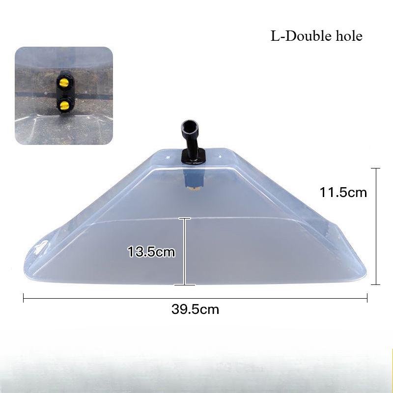 Windproof Spray Nozzle Wind Shield Transparent Power Sprayer Windproof Cover Corn Field
