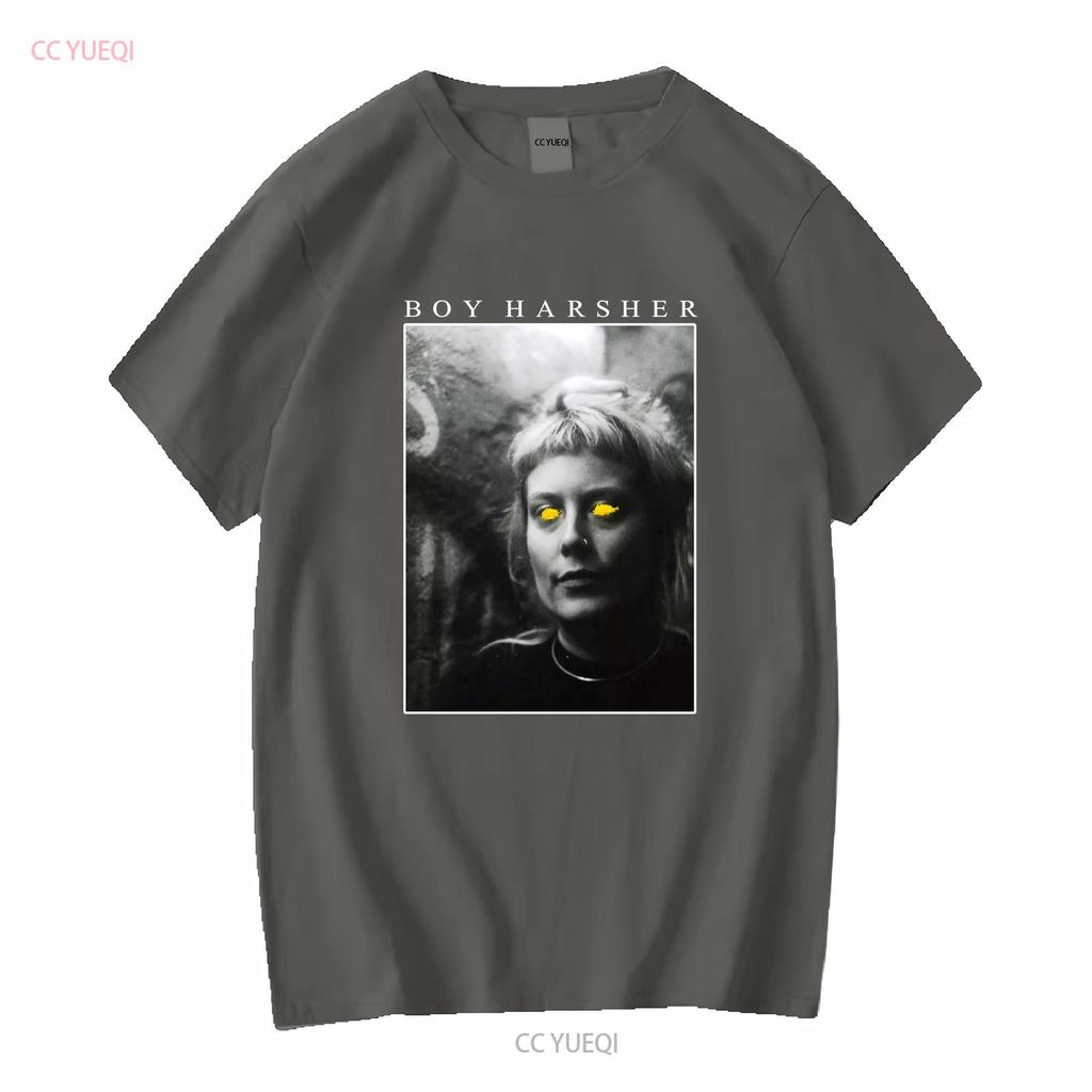 Boy Harsher band poster T shirt black All sizes S to 5Xl TA3148 vintage Washed Slightly Stretched Versatile streetwear Casual