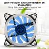FAN- 18 12V   120mm LED Case Fan Double Aperture Multi interface Cooling Fan (Red)