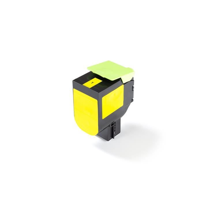 Green2Print Toner jaune 5000 pages remplace Lexmark 78C0X40 78C2XY0 Toner pour Lexmark CX421adn CX421 CX522ade CX522 CX622ade CX622