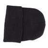 Black Warm Hat High Elasticity Acrylic Fiber Thermal Hat for Autumn Winter Black Imp Decoration