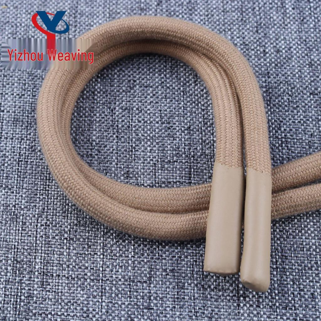 20-Color 8MM Resin Tip Drawstring for Hoodies & Sports Pants - Polyester Cotton Blend