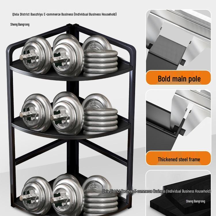 Corner Kitchen Storage Rack - Triangle Seasoning Organizer