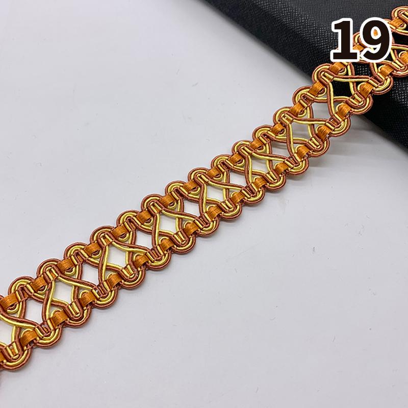 11,5–12 Meter Quastenbesatz, Spitzenband, 3 cm Breite, Spitzenbesatz, Fransen zum Nähen von Vorhängen, Heimpolstern, DIY-Zubehör