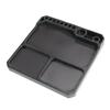 Heat Resistant Plastic Organizers Tray Feature Integrated Magnetic Plate and Multiple Dividers for Neat Parts Storage