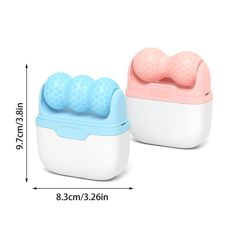 2-in-1 Eisroller für Gesicht, Auge, Schmerzlinderung, Gesichtskaltmassage-Roller, Hautpflege, Schmerzlinderung, Make-up-Pflegewerkzeug