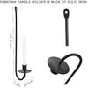 Metal Wall Candle Sconce Holder Set of 2 Wall Mount Candle Holders Modern Wall Candle Sconces Hanging for Living Room Farmhouse Fireplace Wedding