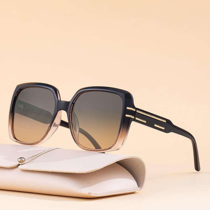 Large Frame Polarized Sunglasses Women'S Tide Sunscreen Driving Sunglasses Women'S High-End Glasses
