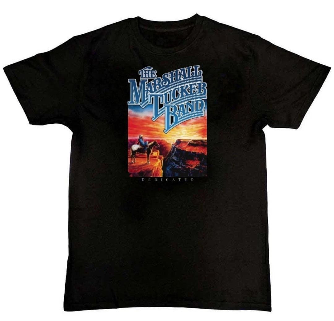 THE MARSHALL TUCKER Band Graphic Print Mens T-Shirt S