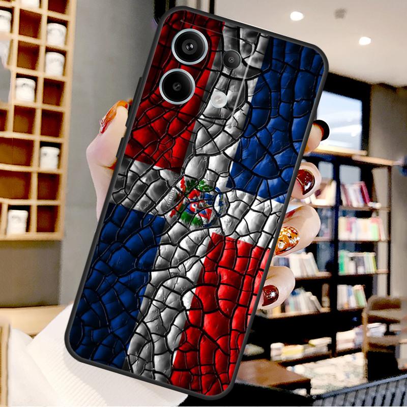 Dominican Republic Flag For Xiaomi Redmi Note 14 Pro 9 10 11 12 13 15 Pro Plus Case For Redmi 15 15C 14C 12C 10C 13C