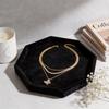 Butterfly Crystal Necklace Fashion Geometric Layered Jewelry For Women
