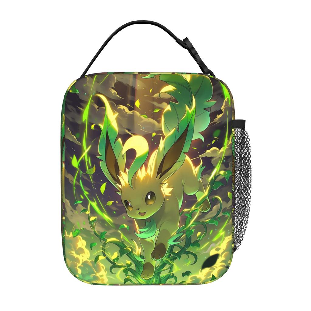 Pokemon Insulated Lunch Bag Meal Pack Rice Bag Eevee Eeveelution Bolsa Student Bento Lunch Handbag Insulation