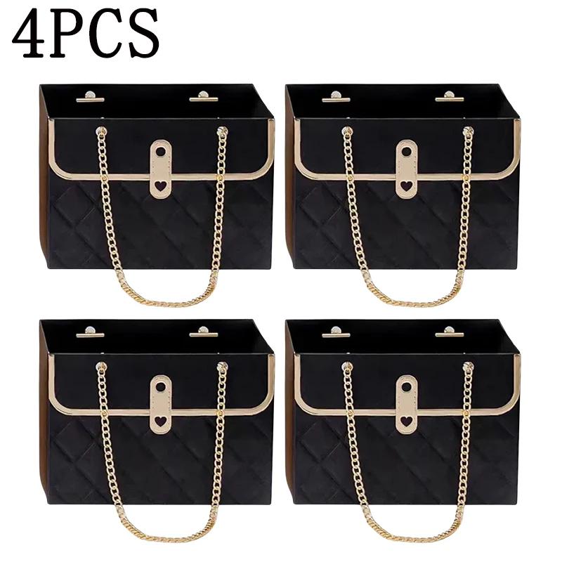 Flower Box Rose Packaging Box Portable Valentine's Day Birthday Party Gifts Wrapping Paper Bag Gift Box Candy Cake Flower Shop