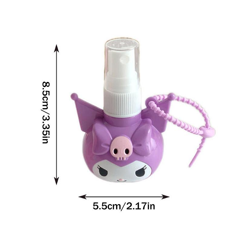 50Ml Portable Spray Bottle Keychain Holder Sanrio Alcohol Disinfection Sub-Bottling Mosquito Repellent Divided Into Bottles