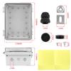 LED Lighted Panel Boat Switch Panel ABS Plastic Construction Marine Environment Safe Real-time Voltage Meter For Marine Use
