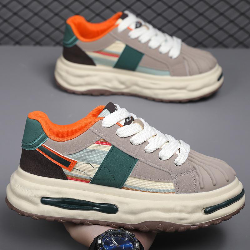 Chaussures pour hommes 2025 nouvel été chaussures de skate respirantes chaussures décontractées tendance pour hommes chaussures de sport de course à pied à absorption de chocs ultra-légères pour hommes