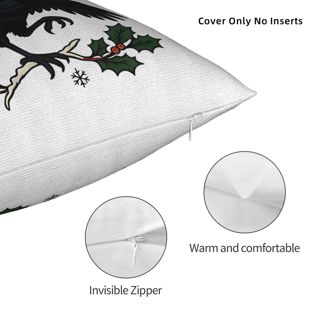 Funny FCawF Chicken Shirts FCAWF Chicken Throw Pillow Cover Polyester Cushions for Sofa Vintage Pillowcase