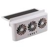 Car Fan Usb Charging Solar Powered Fan Car Cooler Frontrear Window Radiator Exhaust Fan Auto Air Vent Fan Ventilation Radiator