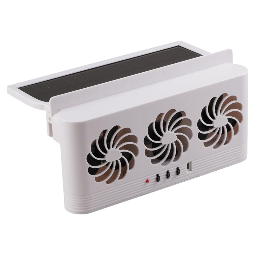 Car Fan Usb Charging Solar Powered Fan Car Cooler Frontrear Window Radiator Exhaust Fan Auto Air Vent Fan Ventilation Radiator