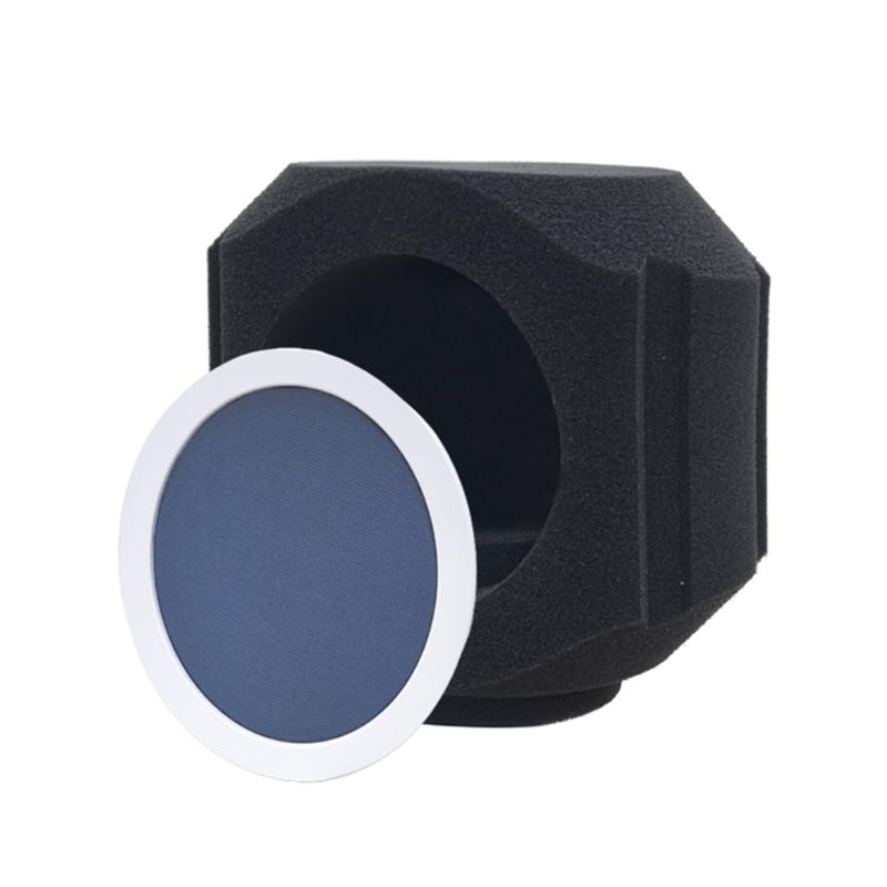 

Microphone Windscreen Studio Microphone Noise Isolation Shield Windshield For Mics Soundproof Cover