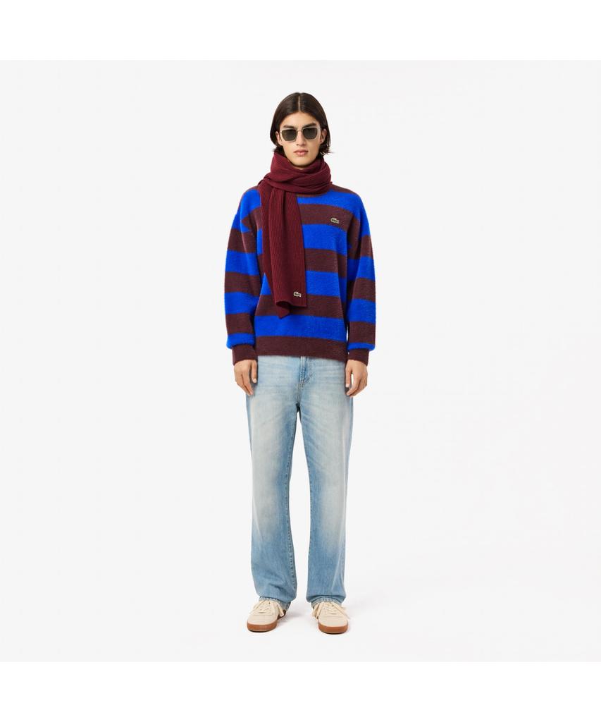 LACOSTE Men'S Double-Face Striped Pullover Ah2915-54N Ib7