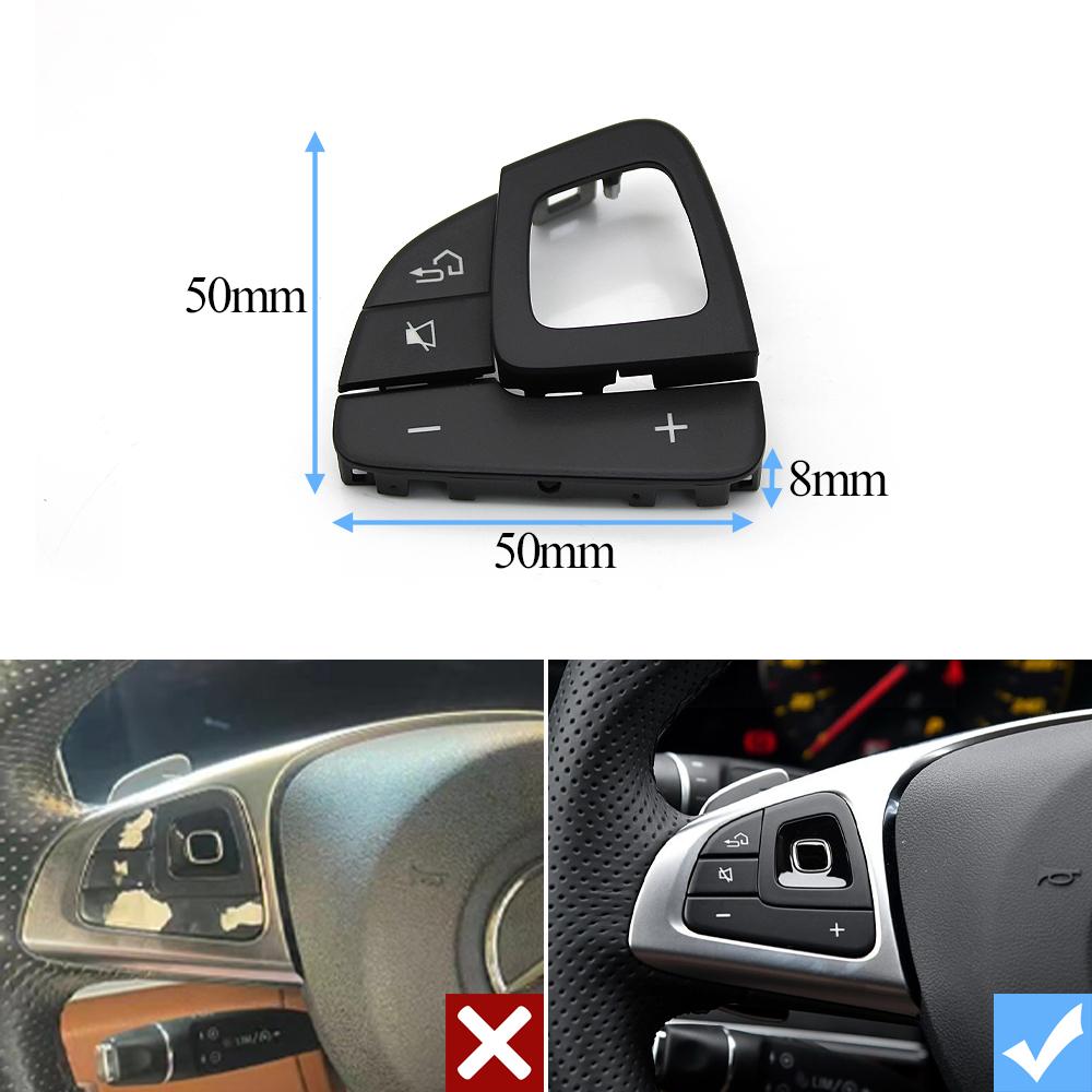 LHD Car Multifunction Steering Wheel Control Switch Button For Mercedes Benz E Class W213 Sedan W238 Coupe 2016-2018 0999056200