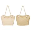 Straw Woven Tote Bag Shoulder Bag with Braided Rope Handles Summer Beach Tote Women Purse for Work Holiday Shopping