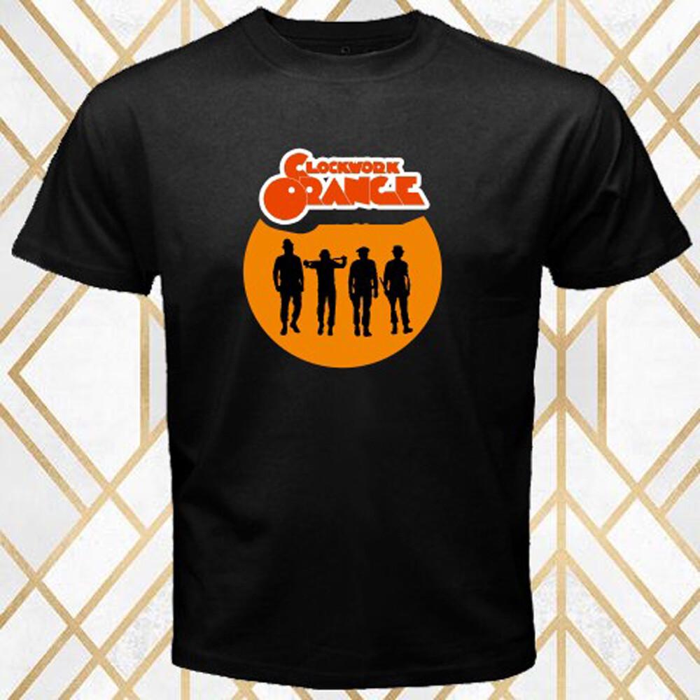 Clockwork Orange Stanley Kubrick Movie Men s Black T-Shirt Size S 3XL XXXL