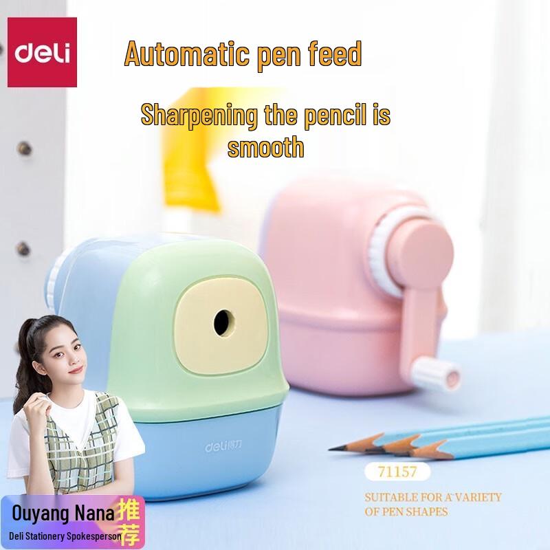 Deli Pororo Hand-Crank Pencil Sharpener