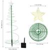 Solar-Powered 80 LED Christmas Tree Decoration Set