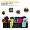 Black Large Car Boot Organiser Tidy Back Seat Trunk Storage Bag Hanging Pouch