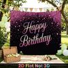 Party Backdrop Happy Birthday Birthday Wedding Pink Photo Booth Background Front Door Decor