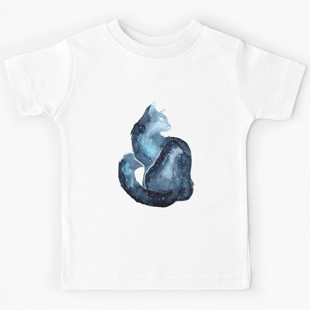 Galaxy Cat Kids T-Shirt 100