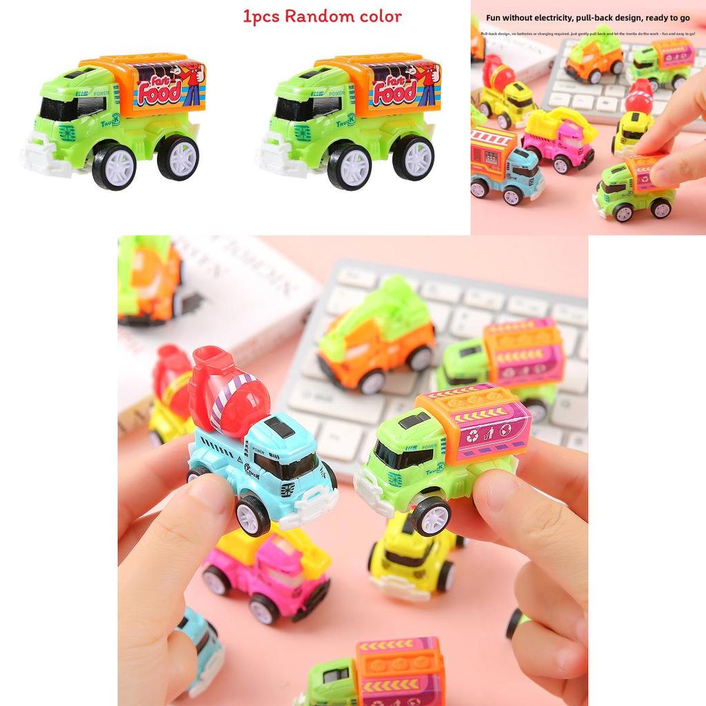Simulation Mini Inertia Color Engineering Vehicle Children Toy For Early Development