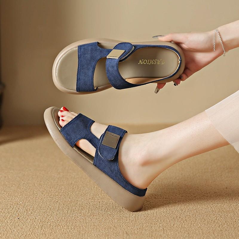 

Большие классные тапочки женские летние 2025 года новые удобные универсальные нескользящие пляжные классные тапочки одним словом 40 синий