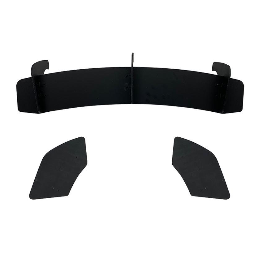 Volkswagen Scirocco R Rear Wind Diffuser Tail Lip Modification - Black