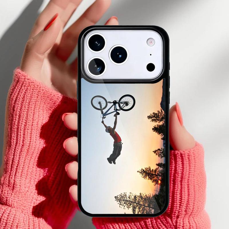 BMX Bike Extreme Sport Phone Case for iPhone 17 16 15 14 13 Pro Max Back Cover for 12 11 Pro Coque