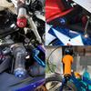 Nárazuvzdorná zátka řídítek motocyklu Hliníková slitina Koncovka řídítek Příslušenství pro motocykly