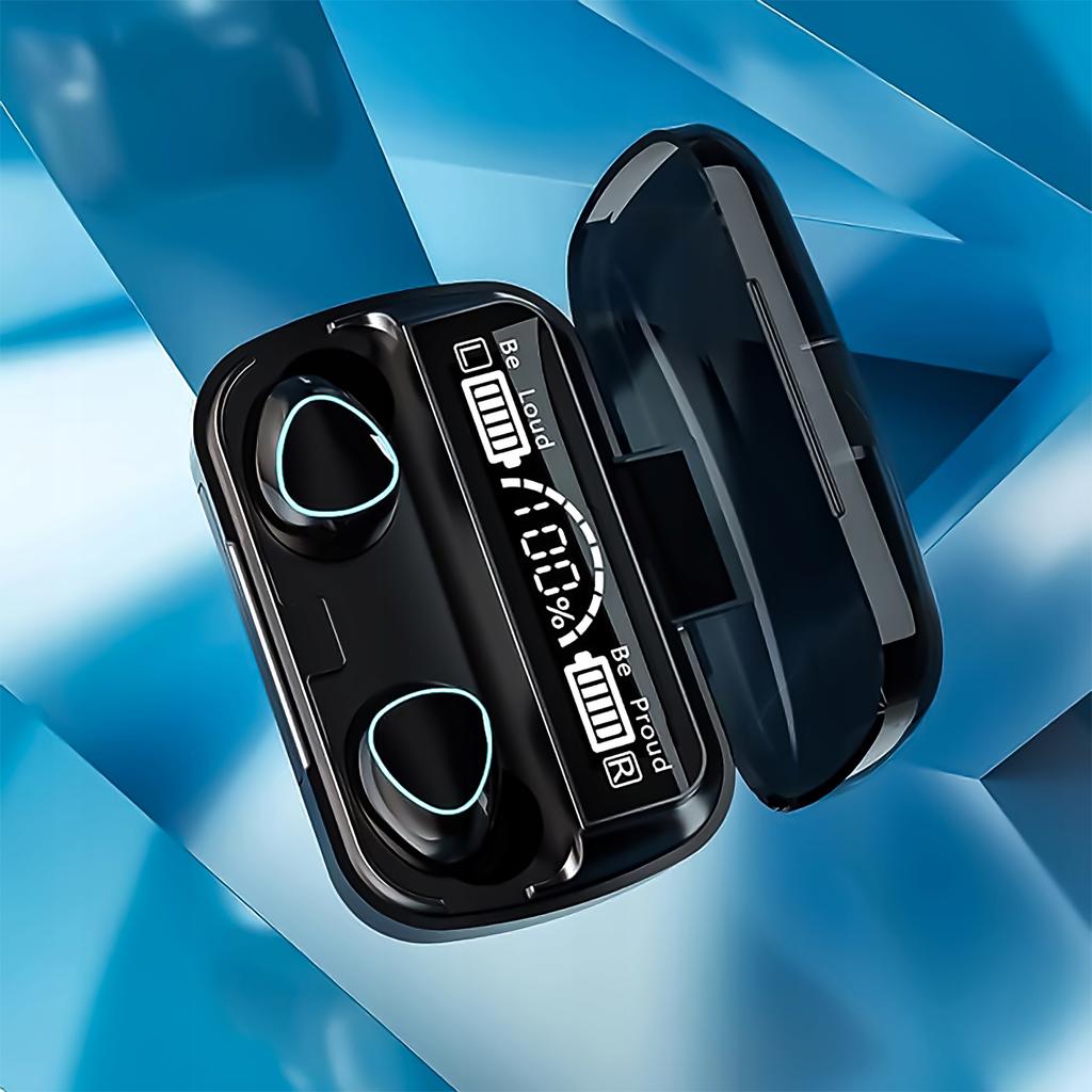 Słuchawki Bezprzedowodowe Douszne Do Uszu Bluetooth 5.3 Pro + Powerbank Bt+