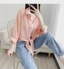 Chiffon Transparent Tulle Sunscreen Shirt - Women's Summer Shawl Tie-Up Short Casual Top