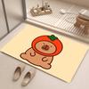 Cartoon Capybara Hippo Entrance Door Mat Nordic Style Bedroom Living Room Doormat Home Balcony Anti-Slip Modern Home Decor