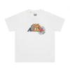 Grenzüberschreitende europäische und amerikanische Trendmarke GALLERY DEPT T-Shirt mit Farbverlauf-Buchstabendruck, kurzärmelig, für Damen und Herren, High Street Kurzarm