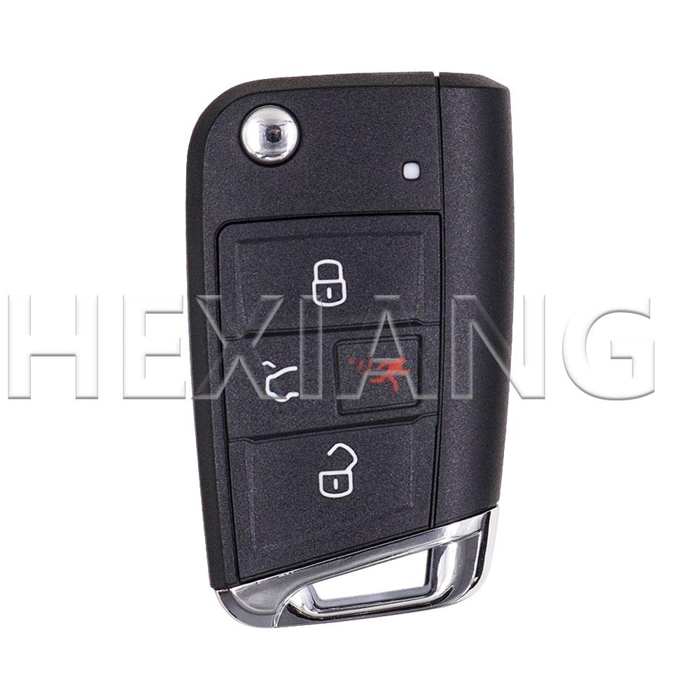 He Car Remote Key Shell Case Replacement For Vw Volkswagen Golf Leon Ibiza Tiguan Polo Seat Ateca Skoda Octavia Superb