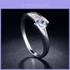Copper Silver Plated Wedding Ring For Women Fashion Jewelry For Couples