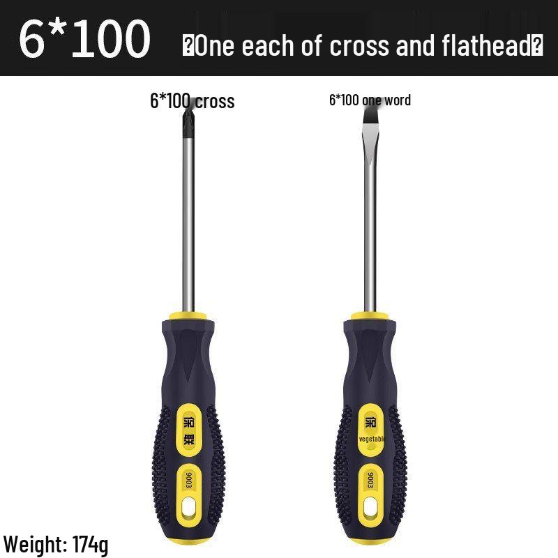 Industrial Grade Magnetic Phillips and Slotted Screwdriver Set - Super Hard, Compact Collection