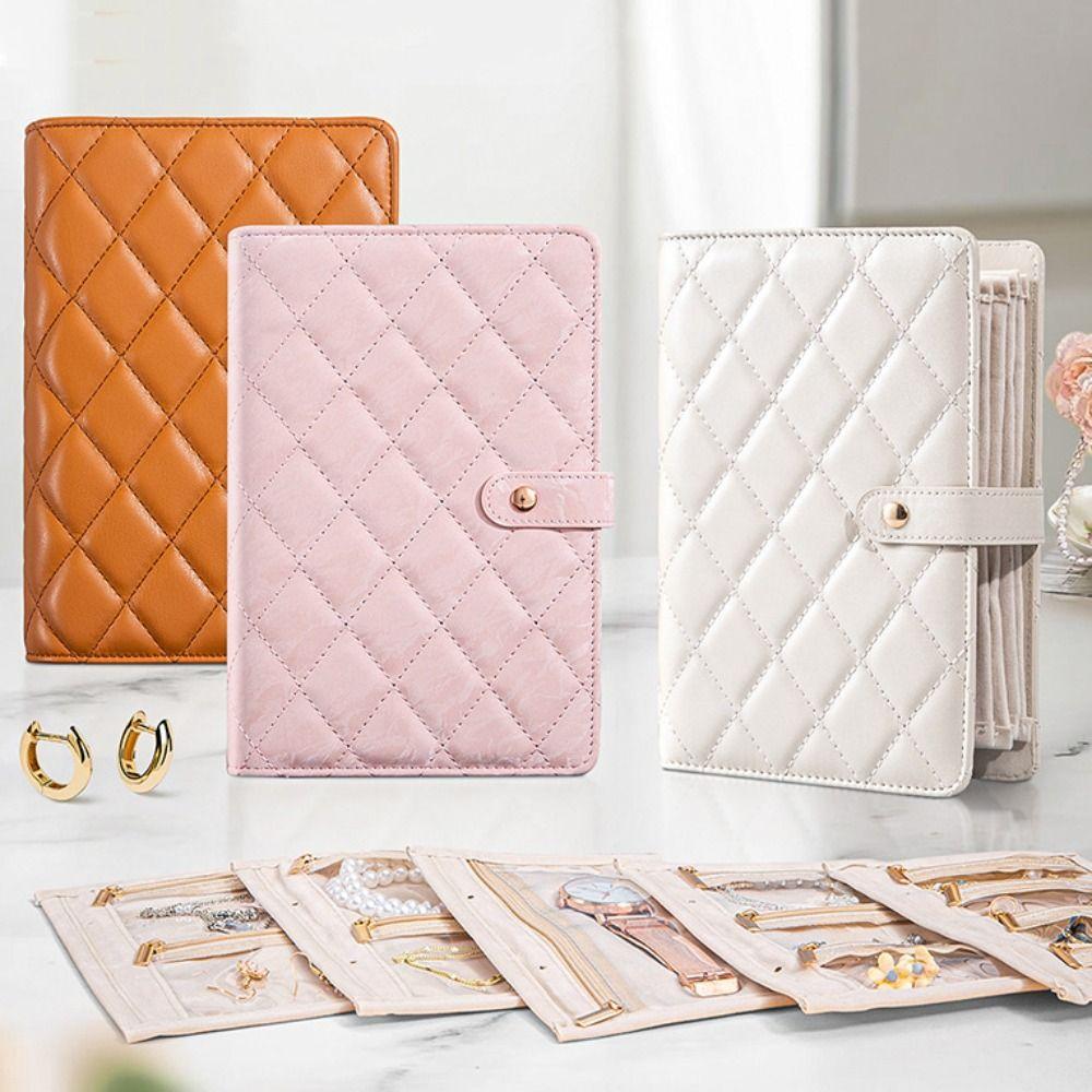 Partition Jewelry Storage Book Waterproof Jewelry Packaging Brochure Necklace Binder Display