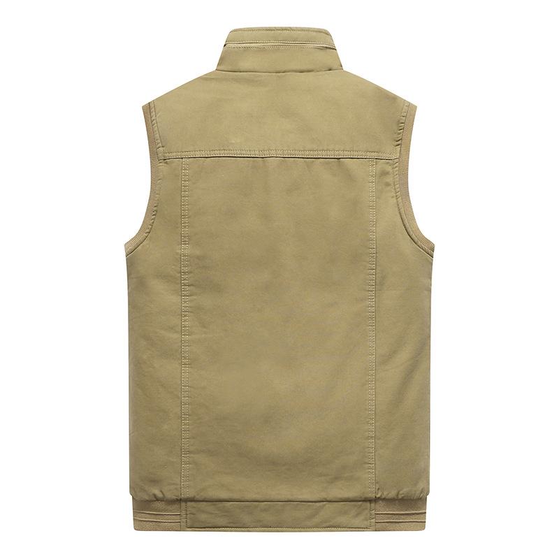 Новый мужской бархатный жилет мужской осенне-зимний мужской жилет безрукавка куртка — фото 3