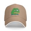 Fashion Men Sad Frog Baseball Cap Outdoor Adjustable Dad Hat Men Summer Snapback Hats Sad Frog Sports Golf Cap Gorra